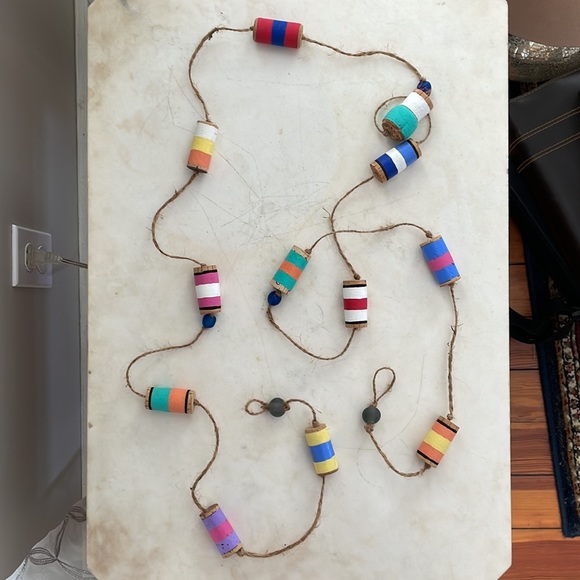 Nautical cork buoy garland - Picture 2 of 11